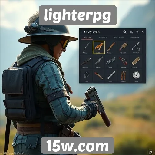 Explorando os recursos de personalização no lighterpg